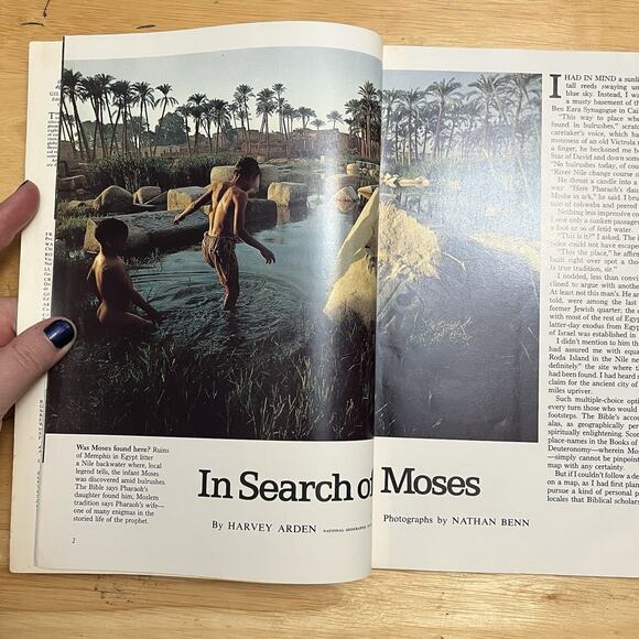 Vintage National Geographic January 1976 Moses Stockholm Haiti Owens Valley Seal - Picture 3 of 10
